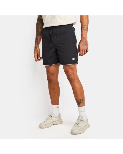 Retro Sunnyside Pantalones cortos LCKR de hombre de color Black