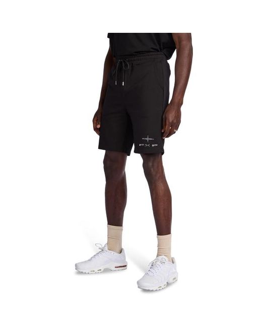 Project X Paris Black Celeb Drip Shorts for men