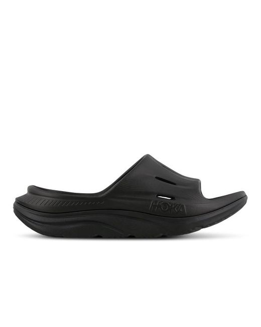 Hoka One One Black Ora Recovery Slide Flip-flops And Sandals for men