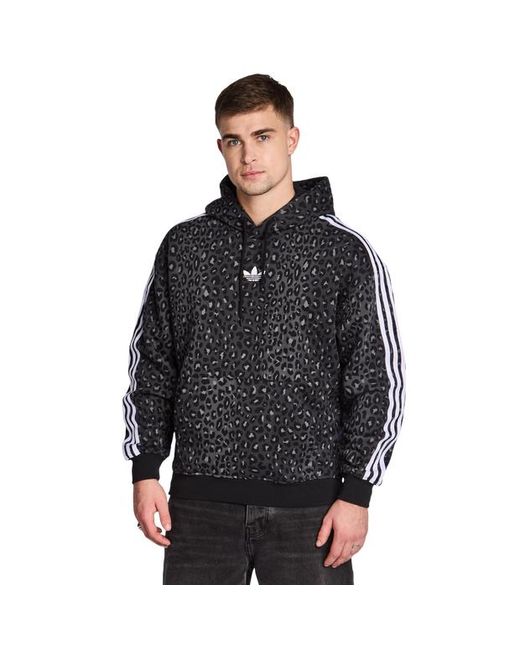 Adidas Black Graphics Hoodies for men