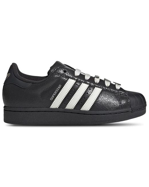 Adidas Black Superstar Sneakers