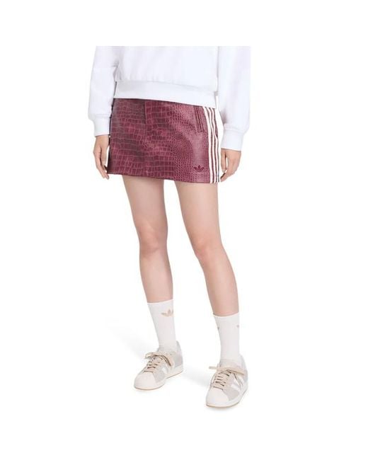 Adidas Pink Pleather Mini Skirt Skirts