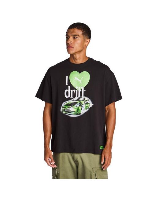 PUMA Black Melo T-Shirts for men