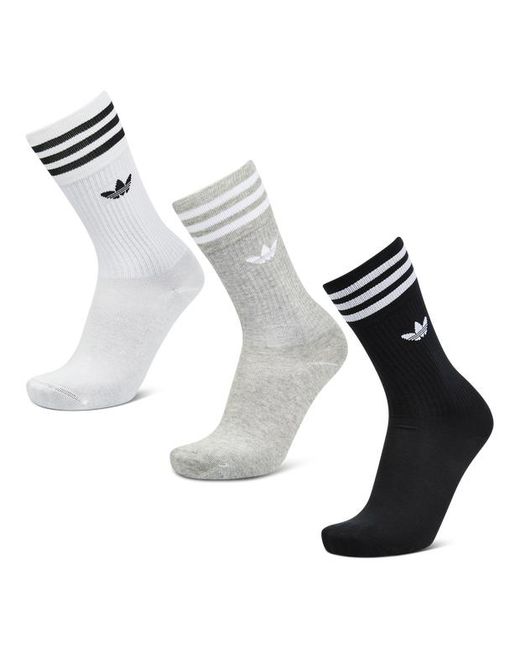 Adidas Crew Sock 3 Pack Sokken in het White