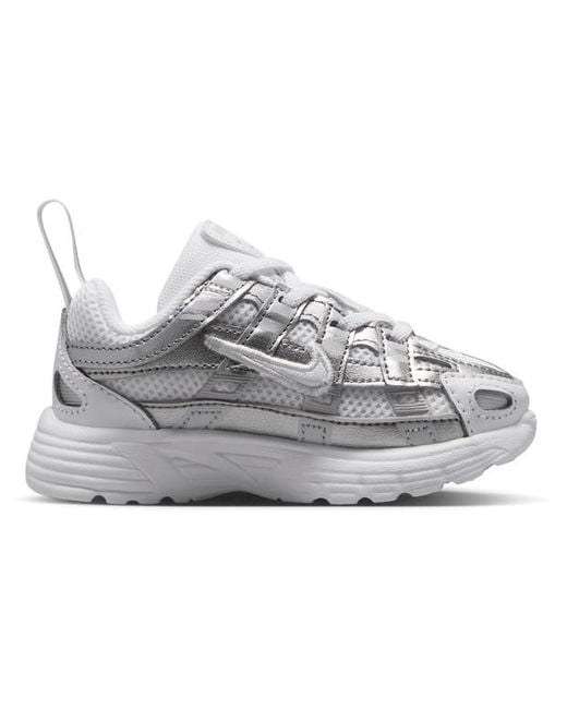 Nike Gray P-6000 Baby Shoes