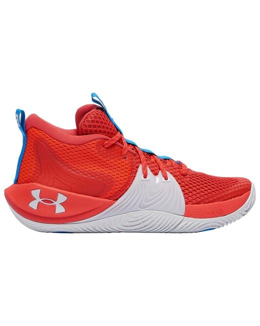 Under Armour Joel Embiid Embiid One Basketball Shoes in Red for Men
