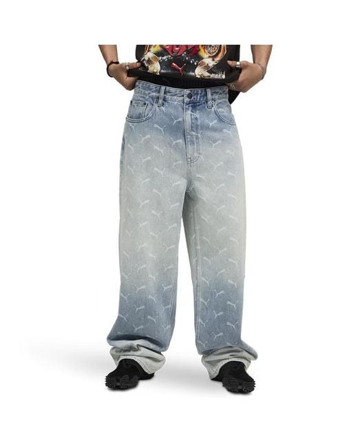 PUMA Blue Pants for men