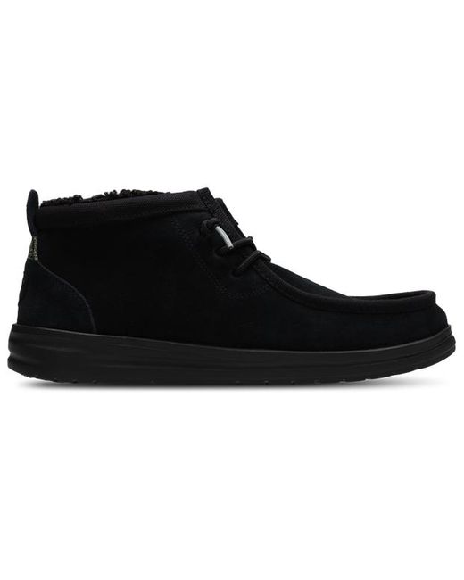 Wally Mid Gripr Warmth Scarpe di HeyDude in Black da Uomo