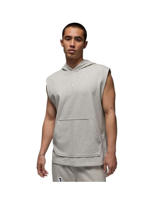 Nike Gray Sport Dri-Fit Vests for men