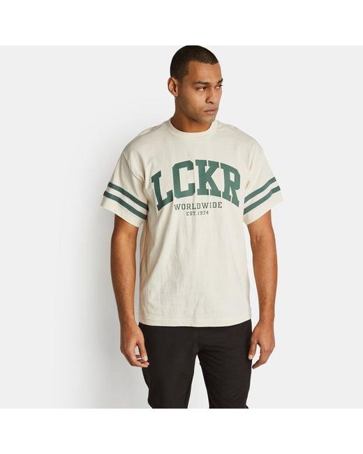 LCKR Natural Retro T-shirts for men