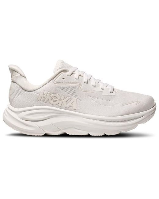 Hoka One One White Clifton 10 Sneakers