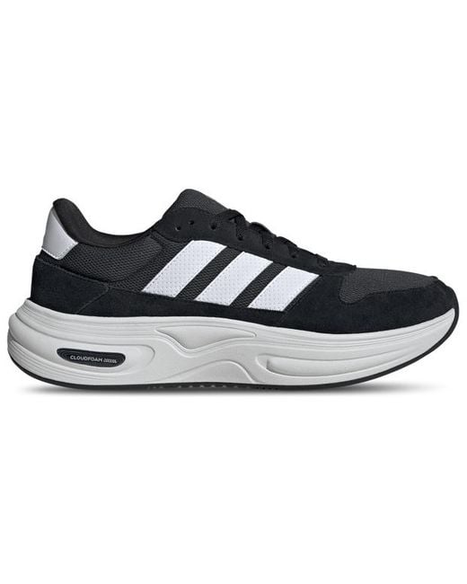 Adidas Black Cloudfoam Cuxxion Sneakers for men