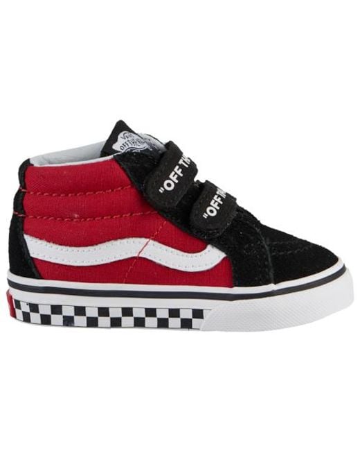 vans sk8 mid burgundy