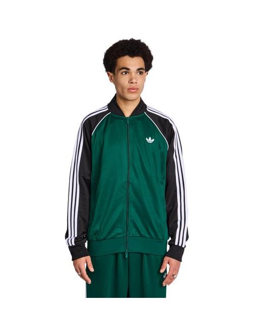 Adidas Green Superstar Track Tops for men