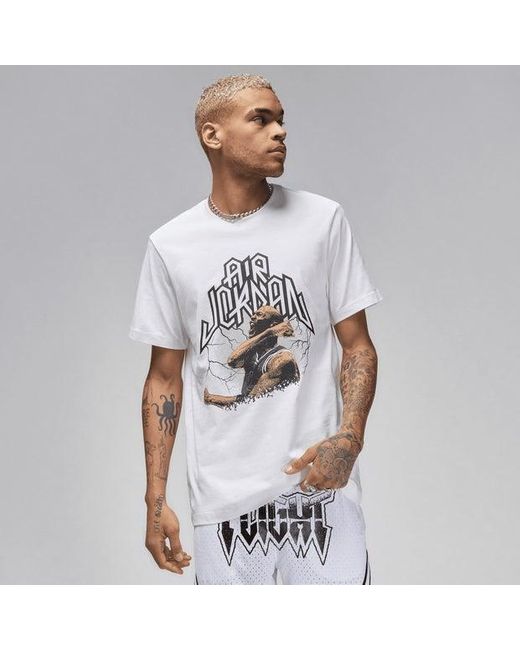 Nike White Sport Dri-fit T-shirt for men