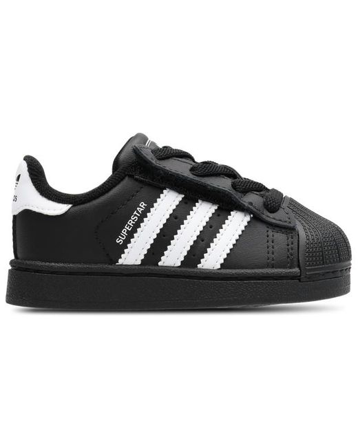 Adidas Black Superstar Baby Shoes