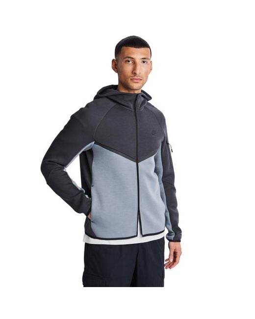 Nike Tech Fleece Herren Kapuzenpullover in Blue für Herren