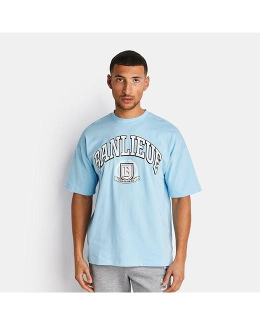 Banlieue Blue B+ Crest T-shirts for men