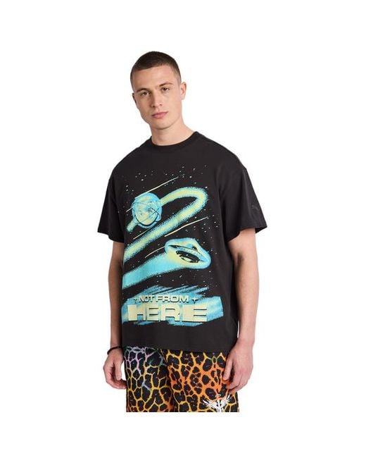 PUMA Black Melo T-Shirts for men