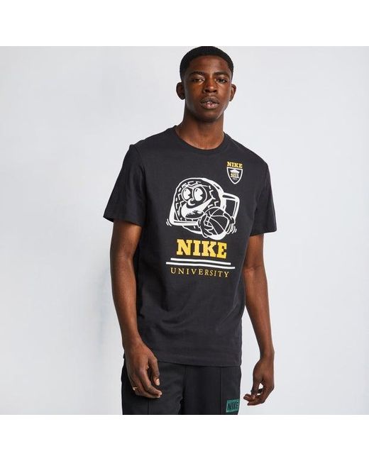 University T-Shirts Nike pour homme en coloris Noir | Lyst