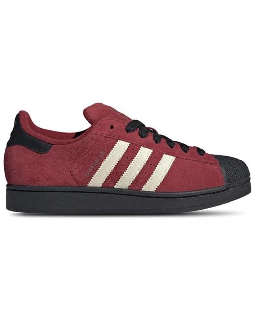 Superstar Homme adidas pour homme en coloris Rouge Lyst