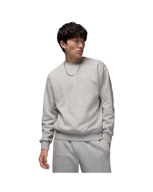 Nike Gray Fleece Sweatshirts for men