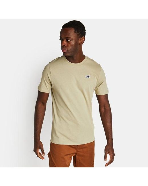 Small Logo Camisetas New Balance de hombre de color Green
