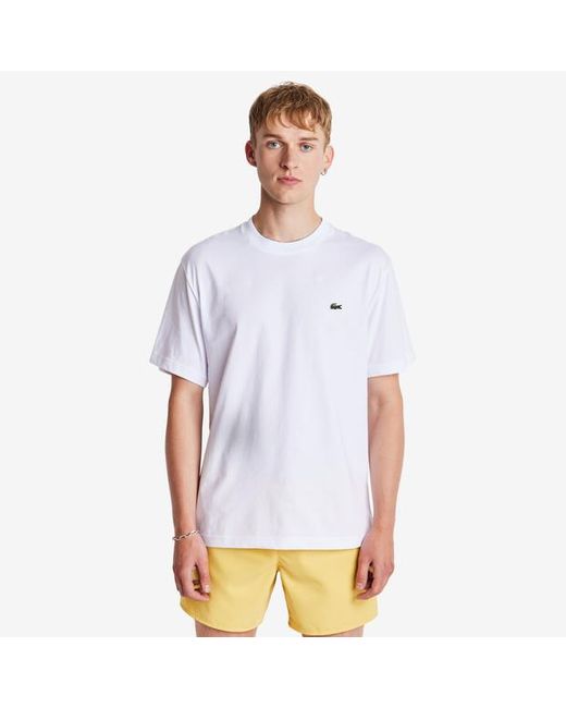 Small Croc T-Shirts Lacoste pour homme en coloris White