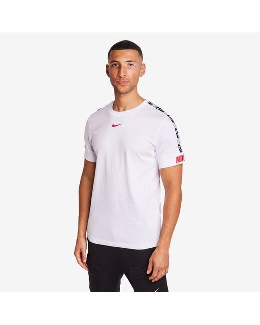 Nike T100 T-shirts in het White voor heren