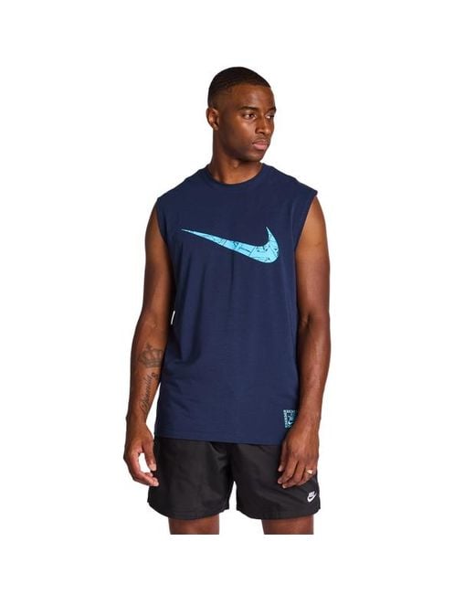 Nike Blue Giannis Vests for men