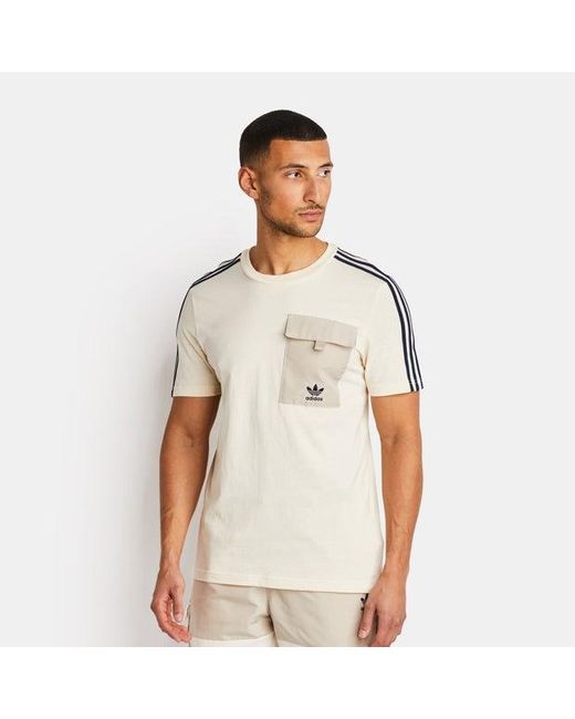 Adidas White Utility T-shirts for men
