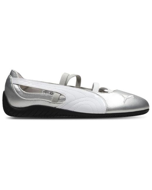 PUMA White Speedcat Sneakers