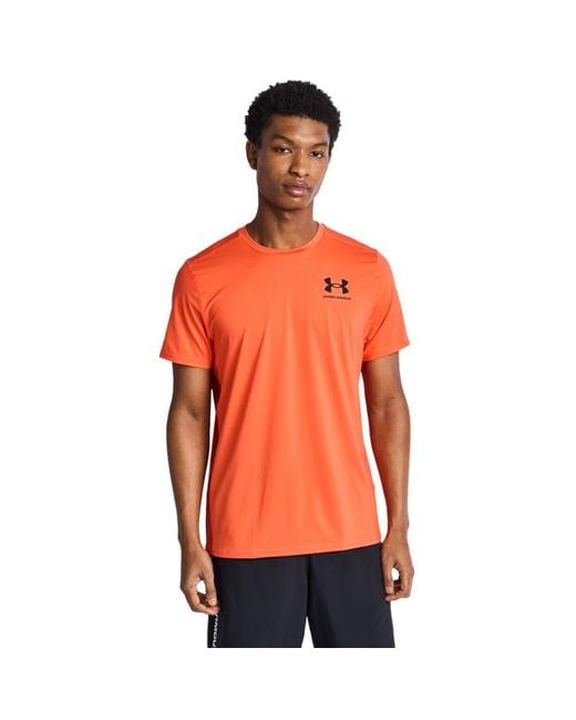 Under Armour Orange Tech T-Shirts for men