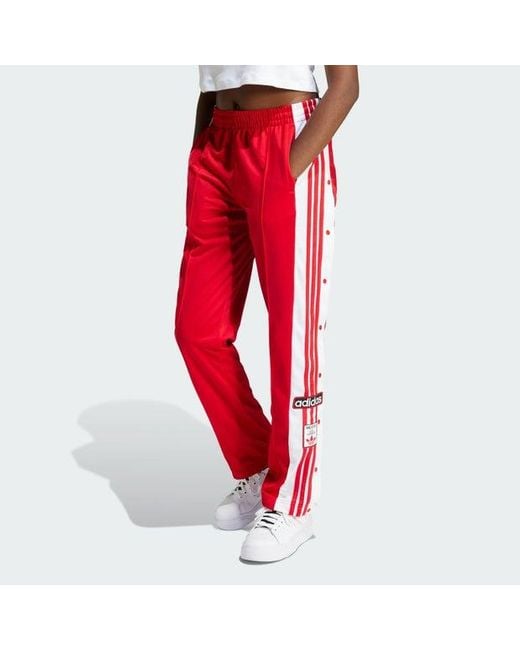 Adibreak Pantalons Adidas en coloris Red
