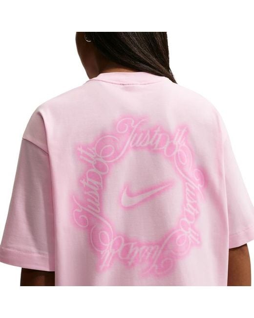 Nike Pink Sportswear Oversized T-Shirt