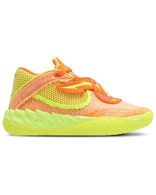 PUMA Yellow Mb.05 Sneakers for men