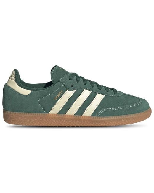 Adidas Green Samba Sneakers for men