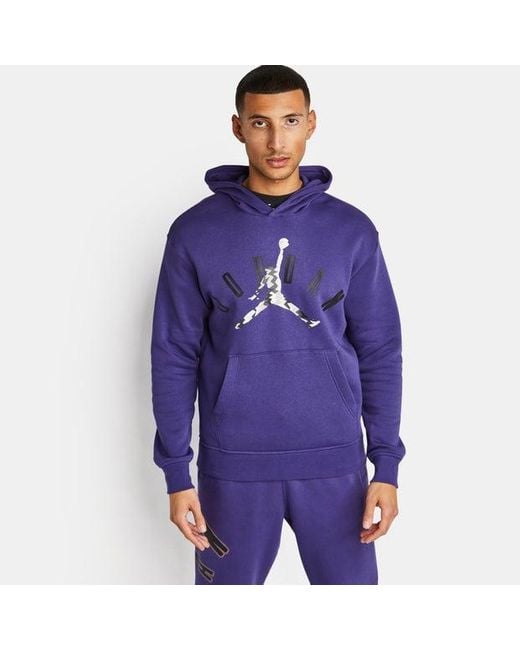 Nike Jordan Flight Mvp Fleecehoodie in het Blue voor heren