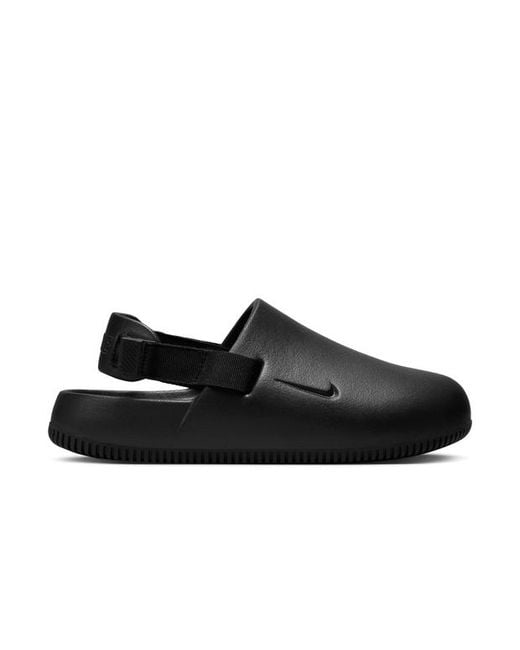 Nike Black Calm Flip-Flops And Sandals