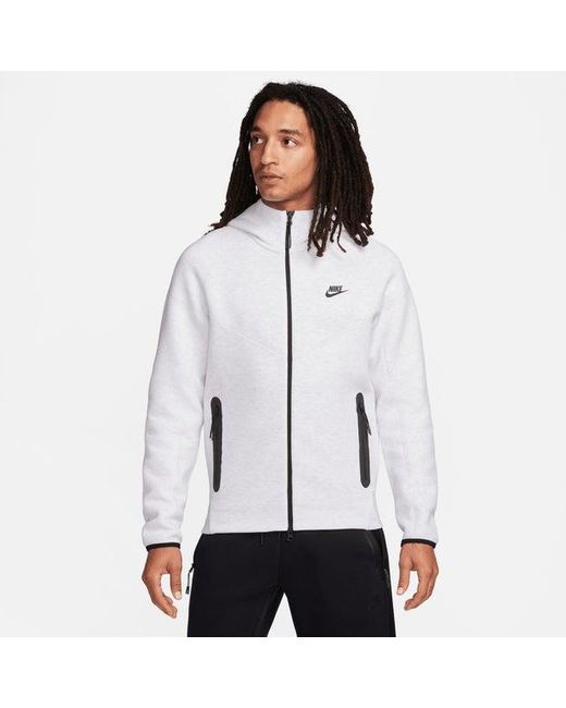 Nike White Tech Fleece Hoodies for men