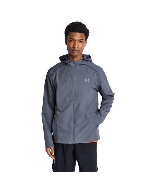 Under Armour Blue Launch Track Tops for men
