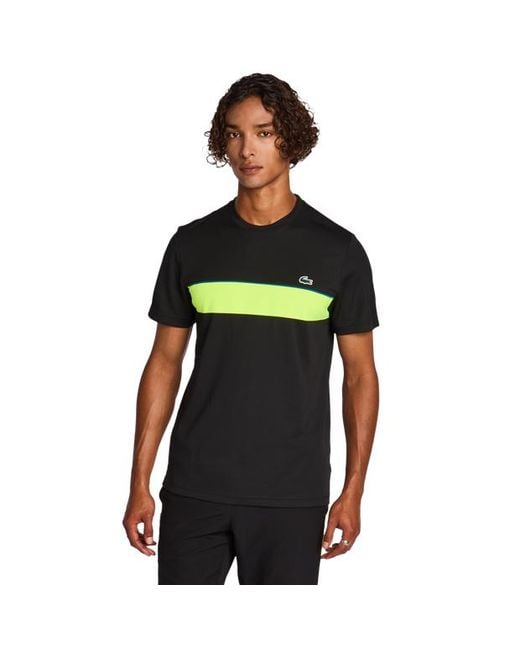 Lacoste Green Big Croc Logo T-Shirts for men