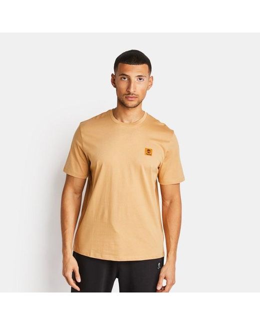 Woven Badge T-Shirts Timberland pour homme en coloris Natural