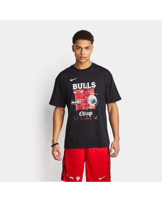 Nike Black Miami Heat Courtside Nba Max90 T-shirt for men