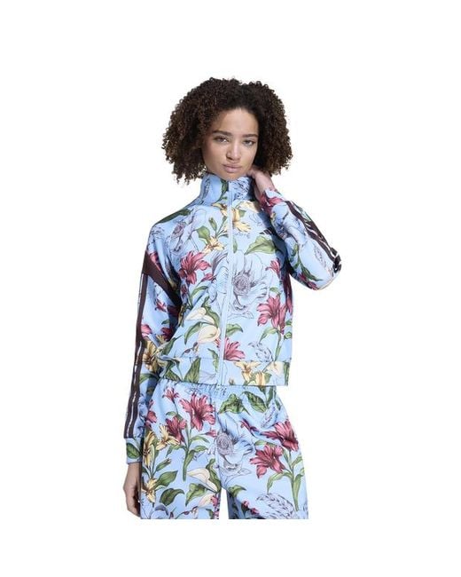 Adidas Blue X Farm Rio House Of Tiro Track Top Track Tops