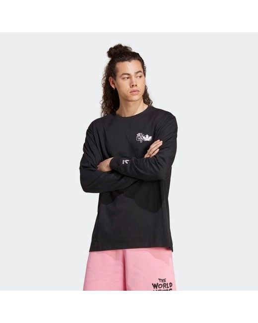 Hack The Elite Graphic Long Sleeve T-Shirts adidas pour homme en coloris  Noir | Lyst