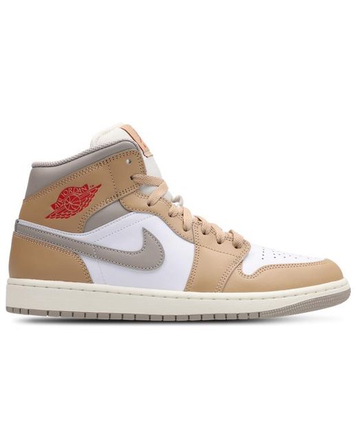 Nike Brown Aj1 Mid Sneakers for men
