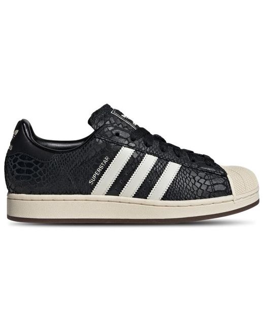 Adidas Black Superstar Sneakers for men