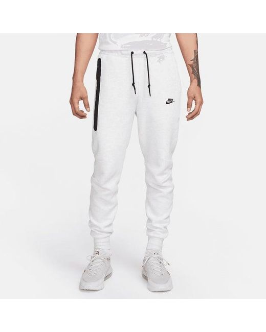 Nike White Tech Fleece Pants for men