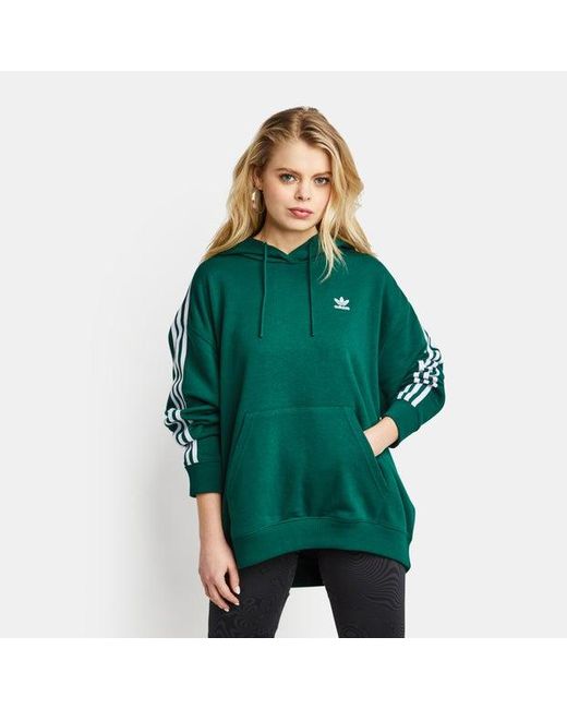 Adidas Adicolor Classics 3-stripes Hoodies in het Green